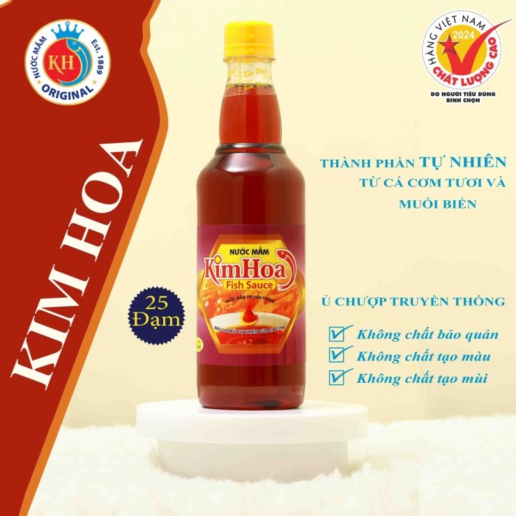 nuoc mam dieu vi kim hoa 25 do dam chai 500ml