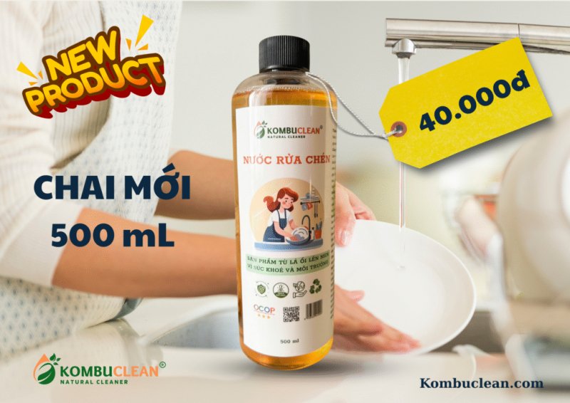 nuoc rua chen sinh hoc 500ml kombuclean