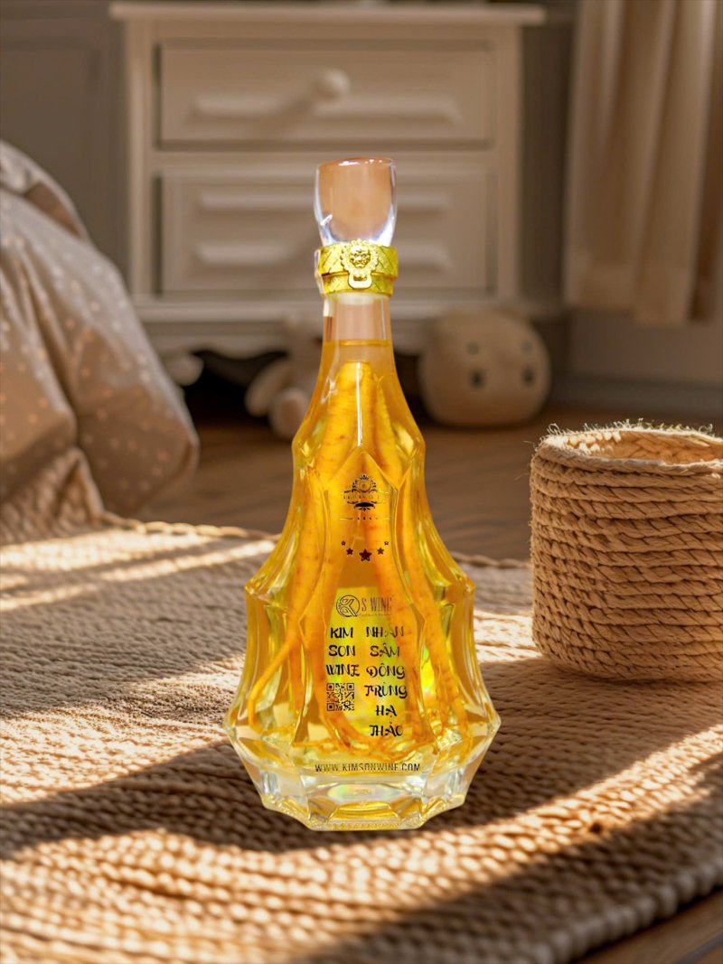 ruou nhan sam dong trung ha thao ksw 11 chai sake cao 500ml